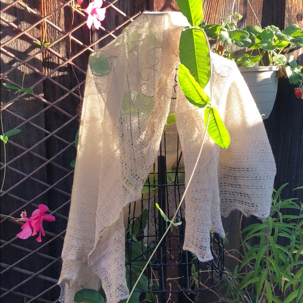 Vintage Mohair Shawl